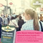 Natures Aid Beta Glucans Immune Support Supplement - Vitamin C, D3, A, Zinc, Selenium, Garlic & Elderberry - Immune System Support for Adults - Vegan, Gluten Free, Non-GMO - 30 Tablets - Image 3
