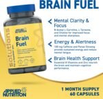 Applied Nutrition - Solutions - Brain Fuel - Capsules with Nootropics, Vitamins, & Panax Ginseng - Best Focus Booster - Enhances Mental Performance - (60 Capsules – 30 Servings) - Image 3