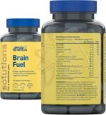 Applied Nutrition - Solutions - Brain Fuel - Capsules with Nootropics, Vitamins, & Panax Ginseng - Best Focus Booster - Enhances Mental Performance - (60 Capsules – 30 Servings) - Image 6