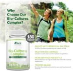 Bio-Cultures Complex - 180 High Strength Capsules - Lactobacillus Acidophilus, Rhamnosus & Bifidobacterium - 6 Month Supply - Gentle Vegetarian Multi-Strain Formula for Men & Women - Nu U Nutrition - Image 4