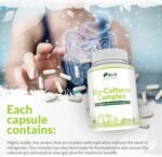 Bio-Cultures Complex - 180 High Strength Capsules - Lactobacillus Acidophilus, Rhamnosus & Bifidobacterium - 6 Month Supply - Gentle Vegetarian Multi-Strain Formula for Men & Women - Nu U Nutrition - Image 8