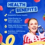 Vitawell Adult Multivitamin Gummies - 120 Raspberry Flavour Gummies (2 Month Supply) | Complex Vitamin D Formula | Chewable Multivitamins for Men & Women | Immune Support | 10 Essential Adult Vitamin - Image 3