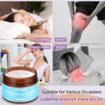 Magnesium Cream for Sleep & Muscle Relaxation - Soothing Topical Magnesium Lotion for Leg Cramps, Pain Relief & Better Sleep | Hydrating Magnesium Body Butter for Adults & Kids(120ml, Unscented) - Image 7
