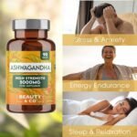 Ashwagandha 5000mg 90 Tablets, Super High Strength Ashwagandha- 3 Months Supply from Beauty & Co, Pure Ashwagandha, Vegan, Made in The UK. - Image 4