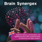 Healthspan Brain Synergex | 28 Day Supply | Brain Health Supplements | Ginkgo Biloba, Neuro-Vitamin Complex, Opti-Omega 3 & Phospholipid Complex - Image 4