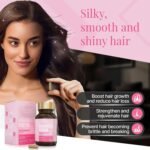 Advanced Biotin Hair Growth Vitamins - Hair Skin and Nails Vitamins for Women - Lab Tested Biotin Supplement 10000 mcg + 18 Key Beauty Ingredients - Internal Youth - Image 4