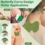 40PCS Knee Pain Relief Patches, Natural Herbal Pain Relief Patches with Heat for Knee, Back, Neck,Shoulder Inflammation and Muscle Soreness Relief - Image 4