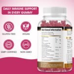Botanical Gummies, 60 Blueberry Flavoured Gummies with Echinacea, Elderberry and Vitamin C, 30 Day Supply - Image 4