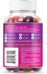 BeLive Probiotic Gummies - Probiotics with 5 Billion CFUs for Digestive Health, Men, Women & Kids - for Immune Support, Sugar Free & Vegan | 60 Ct – Blueberry, Strawberry & Orange (60 Count) - Image 5