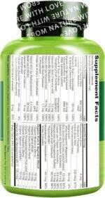 NATURELO One Daily Multivitamin for Women - with Natural Food-Based Vitamins, Minerals, Fruit & Vegetable Extracts - Best for Maintaining Essential Nutrients - 240 Vegan Capsules | 8 Month Supply - Image 4