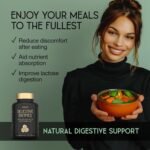 Digestive Enzyme Supplements with Betaine HCL - 7 Digestive Enzymes for Gut Health & Support with Lactase, Bromelain, Lipase & Peppermint Oil - 30 Capsules - Gentle & Fast Acting Tablets - UK Made - Image 3