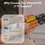 Vitamin D 1000iu - 1 Year Supply, 365 Easy-Swallow Vitamin D Tablets, Vegetarian D3, High Strength Immune Support Supplement - Awarded by The Independent UK - Image 3