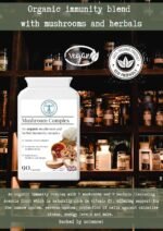 Complementary Supplements - Organic Mushroom Complex - Immune System & Energy Support - Traditional Herbal TCM Adaptogen Blend – Maitake, Chaga, Shiitake, Reishi, Lion's Mane, 90 Capsules - Image 3