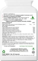 Complementary Supplements - Organic Mushroom Complex - Immune System & Energy Support - Traditional Herbal TCM Adaptogen Blend – Maitake, Chaga, Shiitake, Reishi, Lion's Mane, 90 Capsules - Image 6