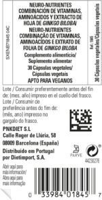 Solgar Neuro-Nutrients Vegetable Capsules - Rich in Nutrients for Healthy Brain Function - Helps to Regulate Mood, Mental Clarity & Alertness - Food Supplement - Vegan, Vegetarian, Kosher - Pack of 30 - Image 5