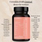 Women’s Multivitamins & Minerals with Hyaluronic Acid & Biotin | 26 Essential Vitamins, Minerals & Botanicals | Optimal Dosages | Vegan & Gluten Free | No Synthetic fillers | 60 Caps | Her Essentials - Image 4