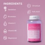 Nutrafine Hormone Balance Gummies – Dandelion, Bromelain, Vitamins & Minerals – Menopause Supplements – 60 Feminine Balance Gummies - Image 4
