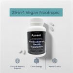 Ayaani Brain Booster Nootropic Supplement with Alpha GPC, L-Carnitine & L-Tyrosine – Advanced Brain Supplement for Focus, Memory & Mental Clarity – Cognitive & Energy Support | 60 Vegan Capsules - Image 3