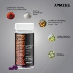 APMZEE Saffron Sleep X Gummies | 60 Vegan Gummies | Restful Sleep, Stress & Mood Support | With Saffron, Chamomile, Lemon Balm, Zinc & Vitamin B6 | Natural Mixed Berry Flavour | Relaxation & Nighttime - Image 6