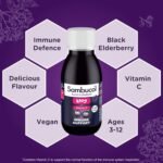 Sambucol Natural Black Elderberry Kids Liquid | Vitamin C | Immune Support Supplement | 120ml - Image 4