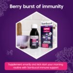 Sambucol Natural Black Elderberry Kids Liquid | Vitamin C | Immune Support Supplement | 120ml - Image 5