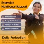 Vitamin C and Zinc | High Strength Vitamin C Capsules | 1200mg VIT C and Zinc 25mg Per 2 Capsule Daily Serving | by Clearwave Health - Image 4