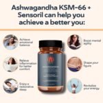 Ashwagandha KSM-66 + Sensoril (15-20% Withanolides) Cortisol Reducing Supplements for Deep Sleep, Wellness, Energy, Concentration, Stress Relief | Ashwagandha High Strength | 2 Months Supply - Image 4