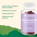 Ashwagandha Gummies 3000mg High Strength, by Yin & Yang Superfoods with Vitamin B6 - Vegan, Sugar-Free - Supports Stress Relief, Hormonal Balance, Immune Health, and Sleep Quality - 60 Gummies - Image 3