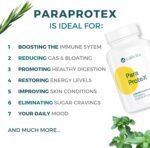 ParaProteX - Detox Cleanse for Humans - Gut Health Supplement - Black Walnut and Wormwood - Candida Cleanse - Grapefruit Seed, Clove Oil, Barberry - Colon Cleanse - 100 Tablets - Image 4