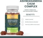 Ashwagandha Calm Complex, 60 Gummies – 1 Month Supply, Mango Flavour and Great Tasting, Natural Harmony Gummies for Stress Relief, Emotional Balance and Mood Support, Vegan & Gluten-Free - Image 4