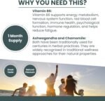 Ashwagandha Calm Complex, 60 Gummies – 1 Month Supply, Mango Flavour and Great Tasting, Natural Harmony Gummies for Stress Relief, Emotional Balance and Mood Support, Vegan & Gluten-Free - Image 6