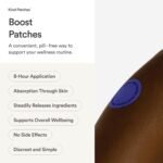Kind Patches | Boost Patches | Daily Energy & Immune Function Support | Botanical Plant-Based Formula with Vitamins D3, A & B5 | 30 Vegan Patches - Image 4