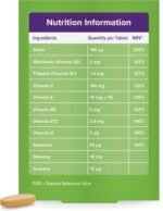 Seven Seas Complete Multivitamins Adult With Vitamin C, Vitamin D, Zinc plus Energy Release Complex 1 With Vitamins B6 and B12, 28 Tablets, 4-Week Supply - Image 3
