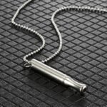 LIAMGUS 2 Pcs Breathing Necklace for Stress Relief, Anxiety Support, and Meditation (Colorful + Silver) - Image 5