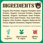 Boho Unflavoured Organic Vegan Protein Powder Blend (1kg - 57 Servings) Plain & Unsweetened, Organic Plant Based Protein, Dairy Free, Gluten Free, Lactose Free, Pea, Plant Protein Powder - Image 3