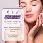 Marine Collagen & Hyaluronic Acid | 150 Caps, 75 Days | PEPTAN Collagen Supplements for Skin Care, Hair & Joints | with Magnesium, Vitamin C. Anti Aging Effect. EU. N2 Natural Nutrition - Image 3