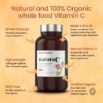 Nature Provides naturaC | Organic Vitamin C (225mg) 100% Natural, Whole-Food with Amla & Camu Camu. for Immunity, Collagen, Energy. 90 Capsules. UK Made. - Image 3
