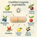 Nature Provides naturaC | Organic Vitamin C (225mg) 100% Natural, Whole-Food with Amla & Camu Camu. for Immunity, Collagen, Energy. 90 Capsules. UK Made. - Image 4