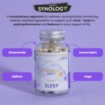 NEUBRIA Drift Sleep Supplement - Night-Time Formula Multivitamin for Adults & Botanical Sleep Blend with Lemon Balm, Hops, Chamomile, Saffron, L-Tryptophan & Magnesium – 60 Vegan Capsules - Image 4