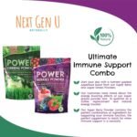 Superfood Greens Powder & Berries Powder Dietary Supplements - for Immune Support - 150 g Pouches - Super Smoothie Mix for Juice & Shakes - Powdered Acai & Flaxseed Blends for Health - by NextGenU - Image 4