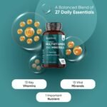 Multivitamin Tablets for Women & Men - 27 Essential Nutrients - 400 Small Tablets - 1+ Year Supply - Tasty Peppermint Flavour - Vegan Multi Vitamins & Minerals Like Vitamin D, C, Calcium, Iron & Zinc - Image 3