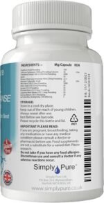 Simply Pure Colon Cleanse Herbal Detox | 90x Capsules with Liquorice Root, Cranberry Extract & Natural Probiotics | Gluten Free | GM Free | All Natural Ingredients - Image 4