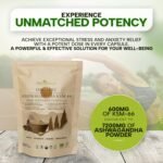 Ashwagandha KSM-66 Capsules | Max Strength 7200mg per Capsule | Up to 400% Higher Potency | Stress & Anxiety Relief, Improved Endurance & Better Sleep | Organic & Vegan | MySuperfoods - Image 4