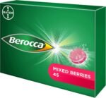 Berocca Vitamin C Effervescent Tablets - Including B Vitamins, Magnesium, Calcium & Zinc - Support Energy Release & Immune System - 45 Tablets - Mixed Berries Flavour - Image 4