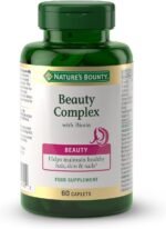 Nature’s Bounty Beauty Complex with Biotin, Pack of 60 – Supports Hair, Skin, Nails - Collagen with Vitamins A, C, E – Vegetarian, Vegan - Image 3