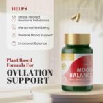 GinSen Strong Mood 150 Capsules, Natural Balance, Ovulation Support & Stress Management, Vegan Approved Supplement, Herbal Extract&Vitamins Made in UK - Image 3