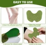 Pain Relief Patches UK 40PCS, JeckBin Wormwood Herbal Knee Pain Relief Patches for Chronic Pain, Deep Heat Patches for Muscle, Knee, Neck, Shoulder - Image 3