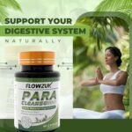 Organic Wormwood Clove and Black Walnut Gut Support Colon Detox for Humans Health Intestinal Strong Natural Cleanse by Flowzuk Capsules - Image 3