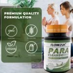 Organic Wormwood Clove and Black Walnut Gut Support Colon Detox for Humans Health Intestinal Strong Natural Cleanse by Flowzuk Capsules - Image 5