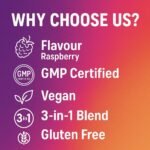 Echinacea Gummies 3-in-1 Echinacea with Dandelion & Honeysuckle - Raspberry Flavour - Gluten Free - Food Supplement - Vegan - 60 Gummies per Pack (1 Single Pack) - Image 5